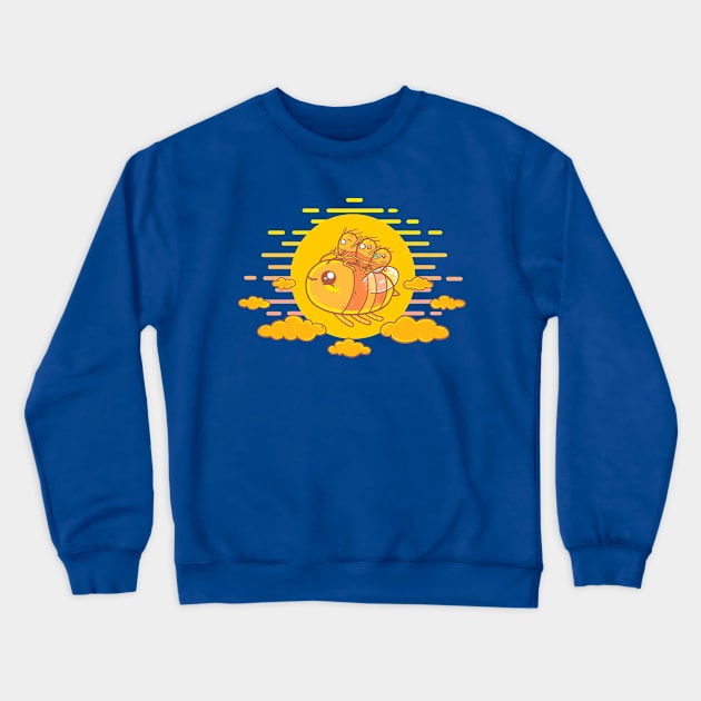 Bee Ride Crewneck Sweatshirt by spookylili